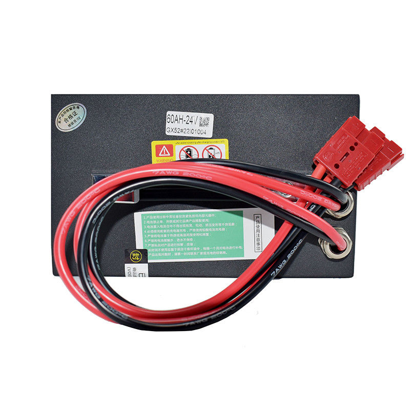 MT15 24V 60AH แบตเตอรี่ลิทธิียมไอออน แพ็ค 262 * 155 * 187 มม สําหรับรถบรรทุกพาเล็ต