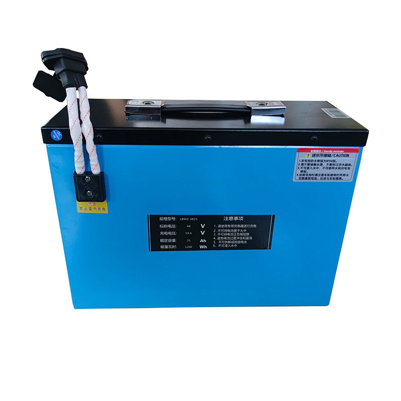 แบตเตอรี่รถบรรทุกพาเล็ตไฟฟ้า 48V 25Ah อัตโนมัติเต็ม แบตเตอรี่รถกอล์ฟ