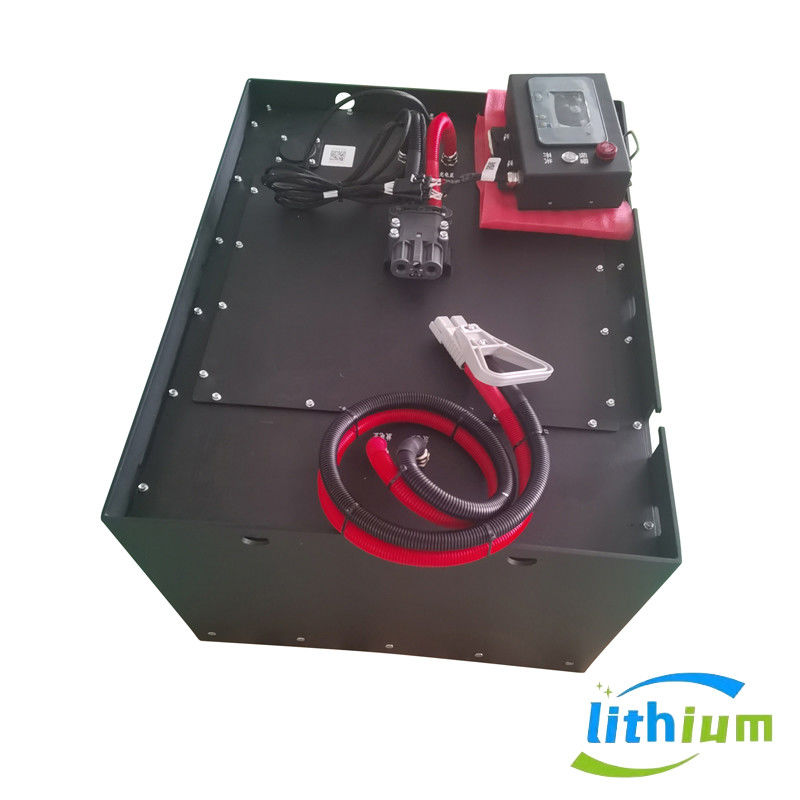 51.2V 346ah แบตเตอรี่รถยกโลหะลิเดียม พร้อมแบตเตอรี่เก็บแบตเตอรี่ชาร์จ 830X630X465mm