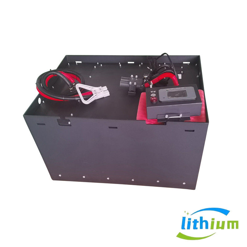 51.2V 346ah แบตเตอรี่รถยกโลหะลิเดียม พร้อมแบตเตอรี่เก็บแบตเตอรี่ชาร์จ 830X630X465mm