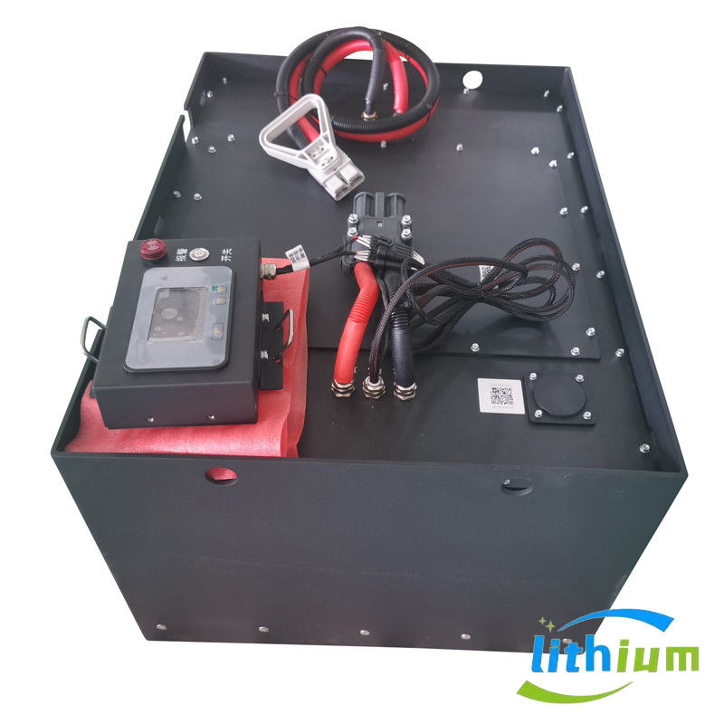 51.2V 346ah แบตเตอรี่รถยกโลหะลิเดียม พร้อมแบตเตอรี่เก็บแบตเตอรี่ชาร์จ 830X630X465mm