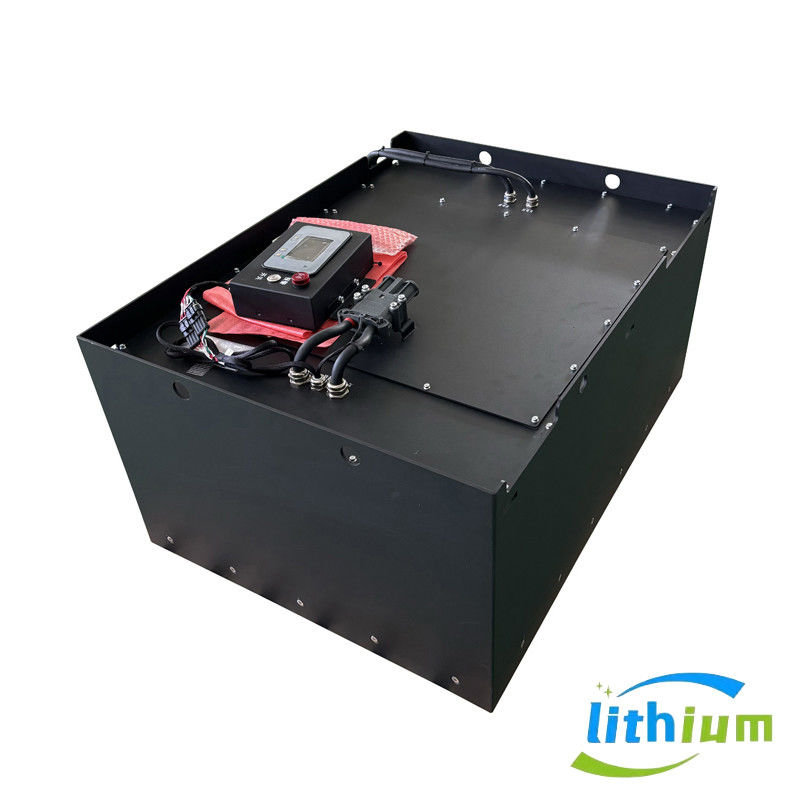 51.2V 460ah แบตเตอรี่ลิตยูที่ติดตั้งแผ่นแสงอาทิตย์ พร้อมเครื่องยกยาง