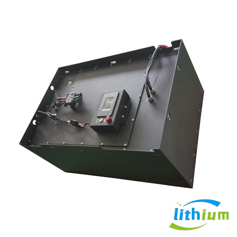 OEM Custom 51.2V 346ah แบตเตอรี่ลิตยูไอออนแรงกับรถยกสัญลักษณ์ Nichiyu