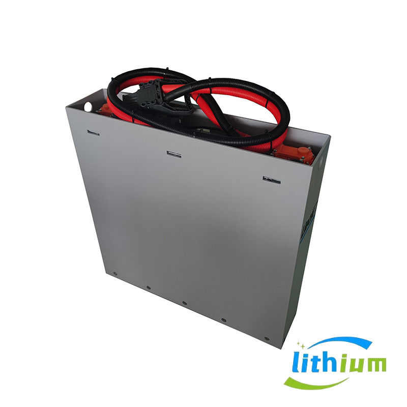 แบตเตอรี่ยกเลื่อยลิตยูมไอออนขนาด 24V 160Ah ขนาด 4000 จังหวะสําหรับอุปกรณ์ AGV