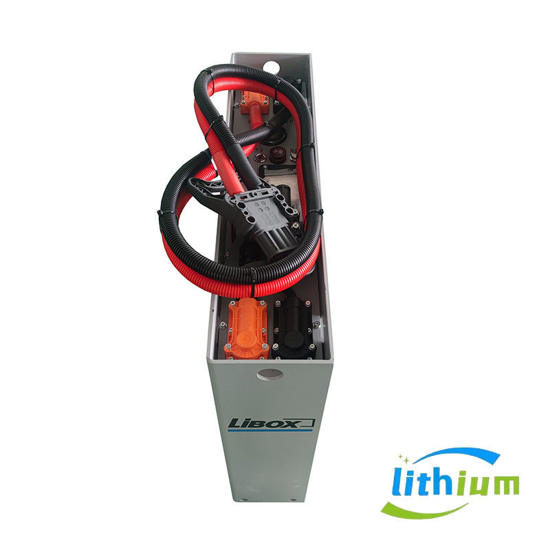 แบตเตอรี่ยกเลื่อยลิตยูมไอออนขนาด 24V 160Ah ขนาด 4000 จังหวะสําหรับอุปกรณ์ AGV